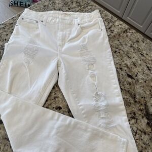 Levi's Premium Women 721 High Rise Skinny Zip Fly Jeans  32x28  White  NWOT 4099